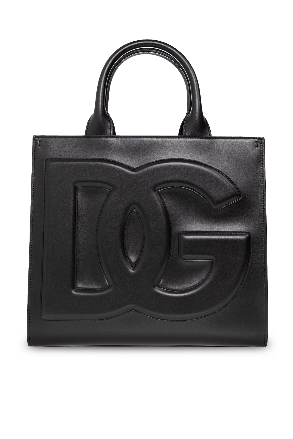 Black 'DG Daily' shopper with logo Dolce & Gabbana